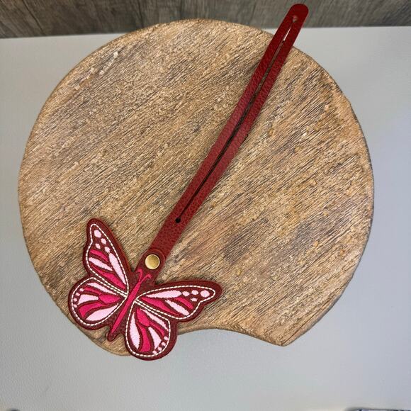 Portland Leather CHILI RED Butterfly Charm FAST SHIP Monarca Charm NEW FAST SHIP - Picture 4 of 6